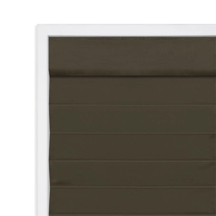 Cordless Blackout 100% Cotton Roman Shade with Cellular Shade Backing Symple Stuff Size: 37"W x 72"L Finish: Chocolate Brown