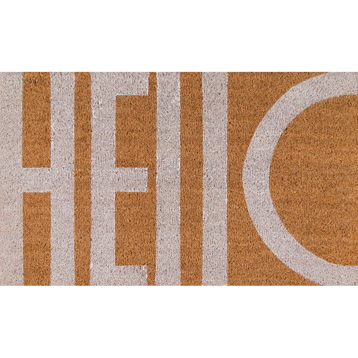 Aloha Hello 30" x 18" Non-Slip Indoor / Outdoor Door Mat Novogratz