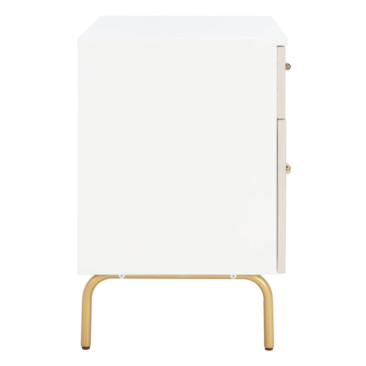 Linaris 2 - Drawer Nightstand Ivy Bronx Color: White
