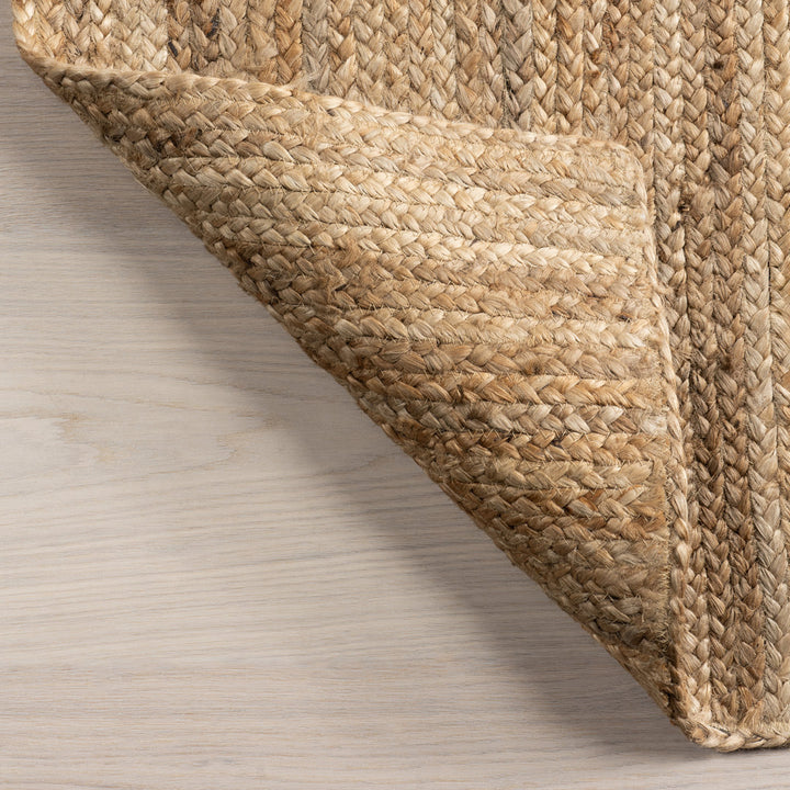 Natural Jute Area Rug Breakwater Bay Rug Size: Rectangle 9' x 12'