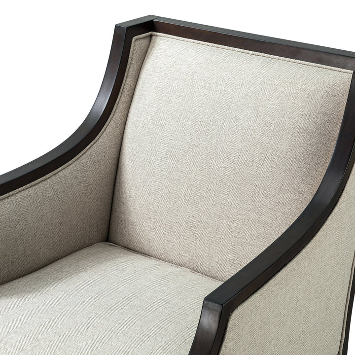 Akiyo 31" W Polyester Armchair Lark Manor™ Fabric: Linen 100% Polyester