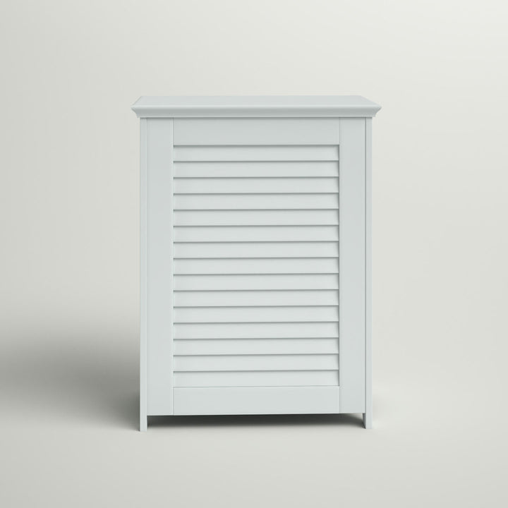 Louvered Front Cabinet Laundry Hamper Andover Mills™