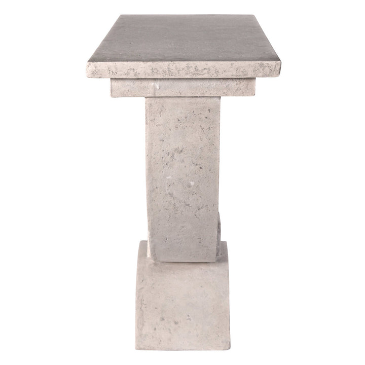 Moderno Arch of Stone Console Table Design Toscano