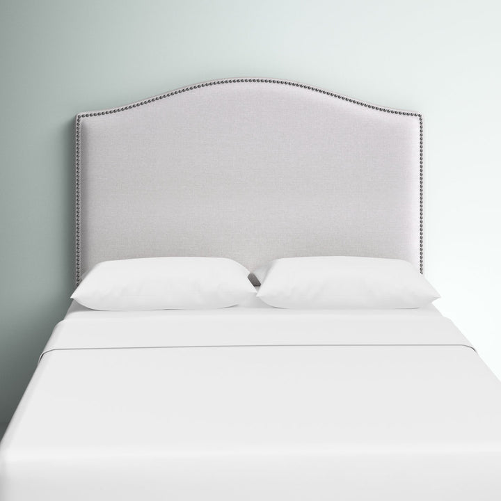 Snowhill Upholstered Panel Headboard Mercury Row® Size: King Upholstery: White