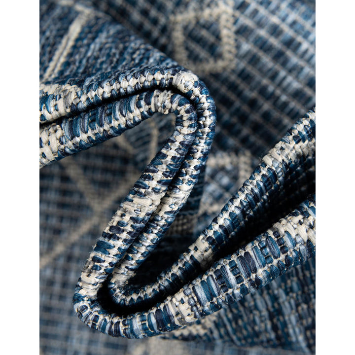 Innsbrook Southwestern Power Loom Teal Indoor/Outdoor Area Rug Laurel Foundry Modern Farmhouse® Rug Size: Square 5'