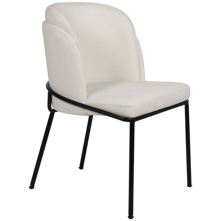 Philpott Faux Leather Dining Chair, Set Of 2 (Set of 2) Trent Austin Design® Upholstery Color: White