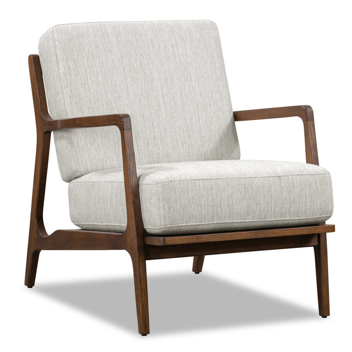 Gabe Fabric Upholstered Lounge Armchair Joss & Main Upholstery Color: Bright Ash