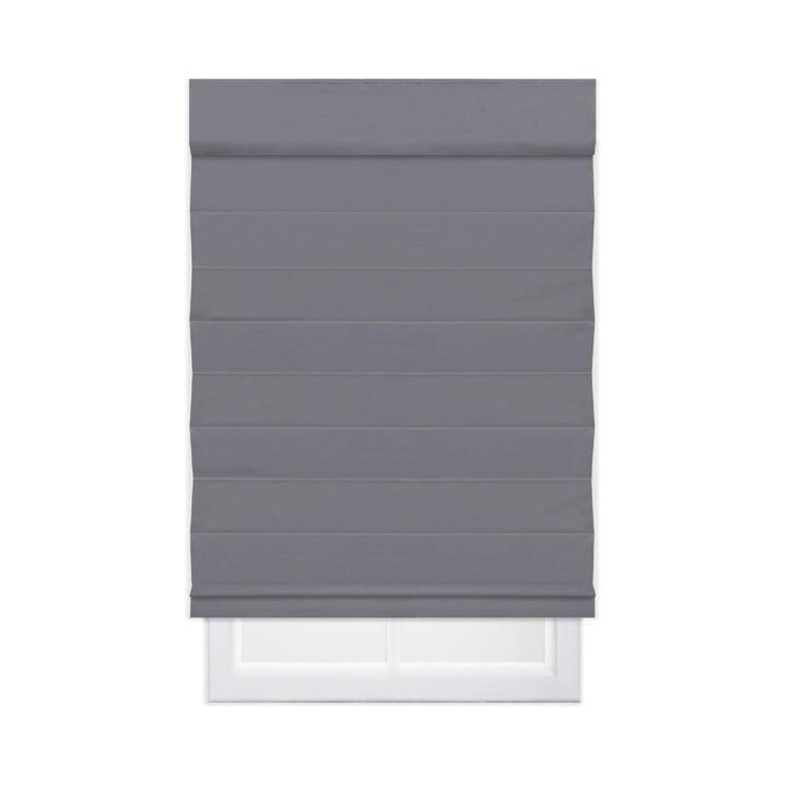 Cordless Blackout 100% Cotton Roman Shade with Cellular Shade Backing Symple Stuff Size: 45"W x 72"L Finish: Gray