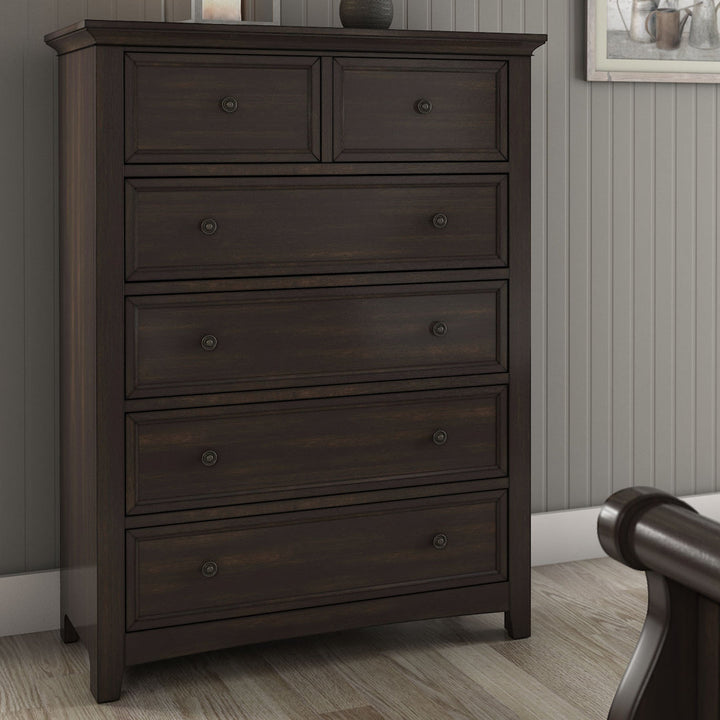 Kingery 6 - Drawer Dresser Three Posts™ Color: Black