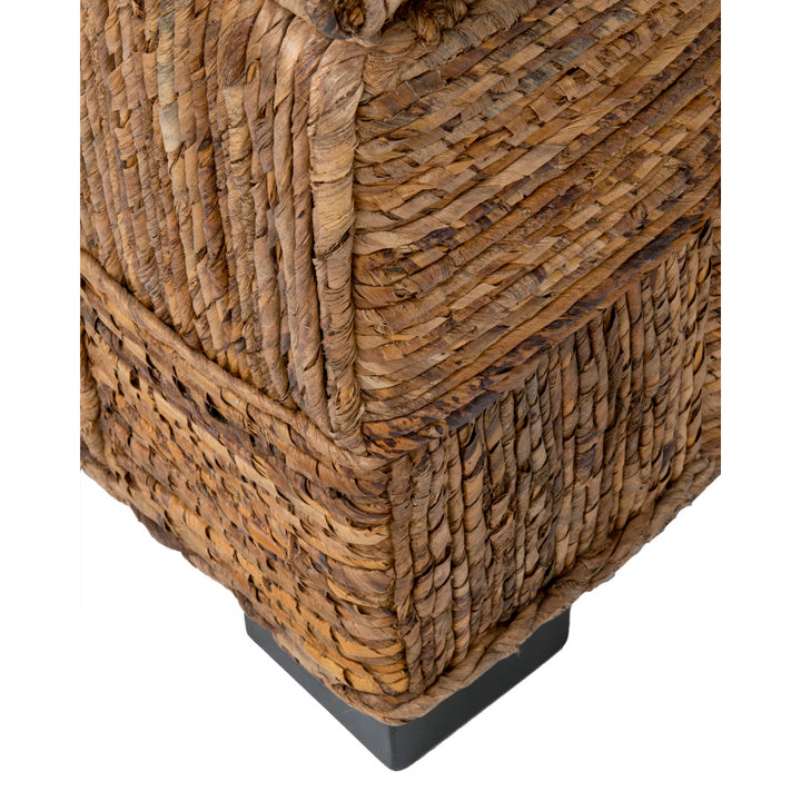 Castiel Wicker Flip Top Storage Bench Sand & Stable™