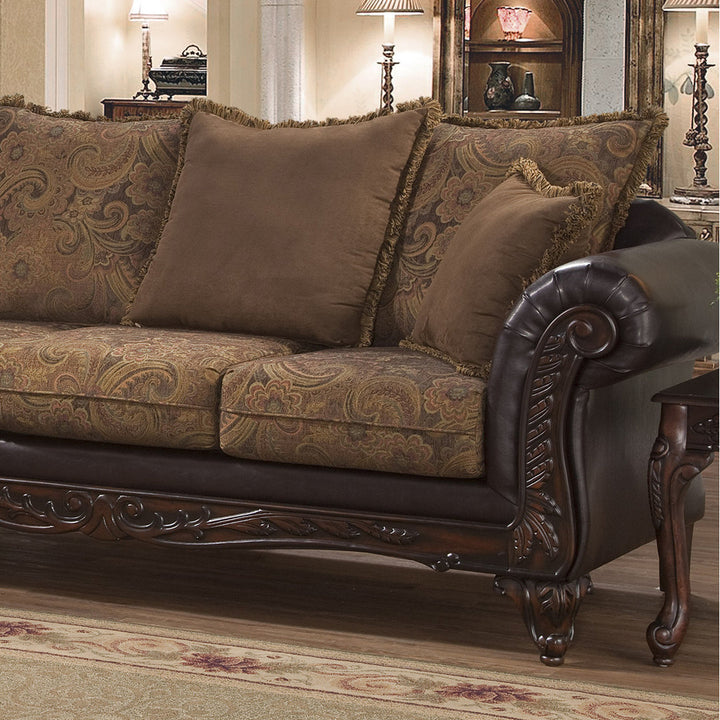 Rolled Arm Sofa with Reversible Cushions Lark Manor™