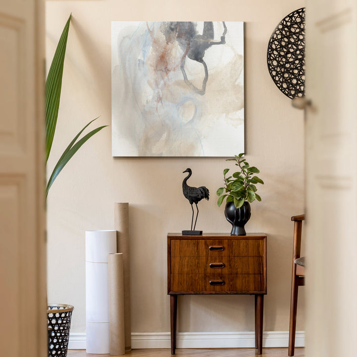 Supposition III' - Wrapped Canvas Print Wrought Studio™ Size: 40" H x 40" W x 1" D