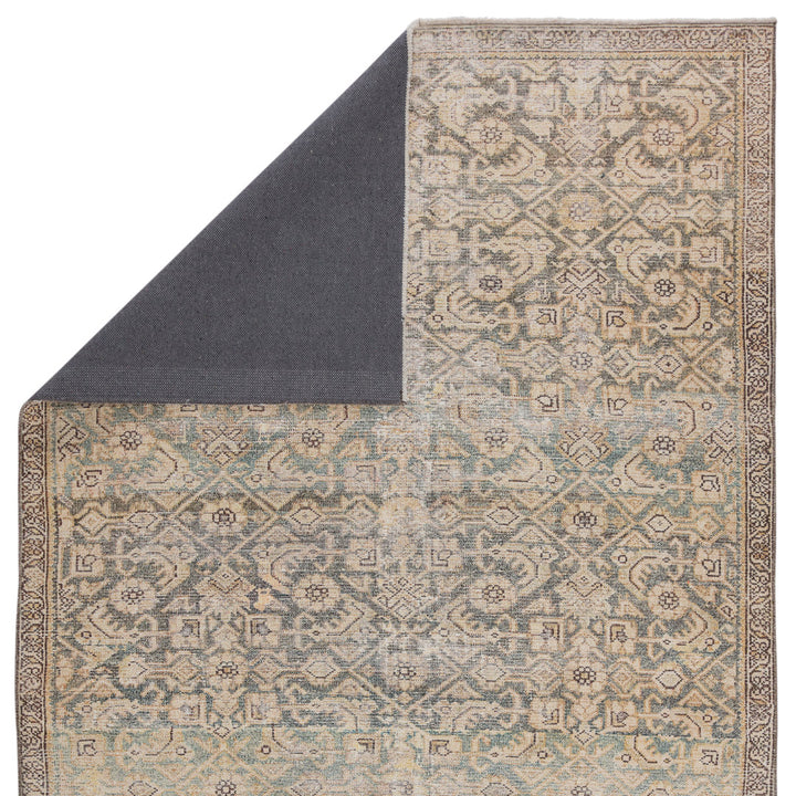 Ally Floral Southern Moss/Mallard Green/Pastel Yellow Area Rug Joss & Main Rug Size: Rectangle 7'10" x 9'10"