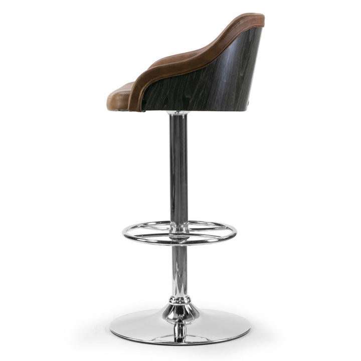 Buker Adjustable Height Swivel Bar Stool Union Rustic