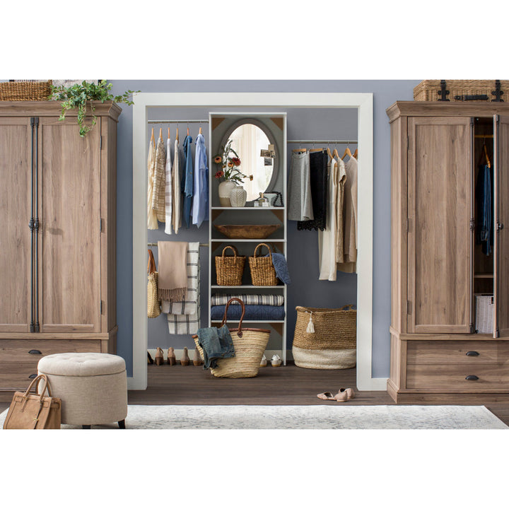 Avers 19.75" Wide Tufted Round Storage Ottoman Andover Mills™ Fabric: Tan Fabric