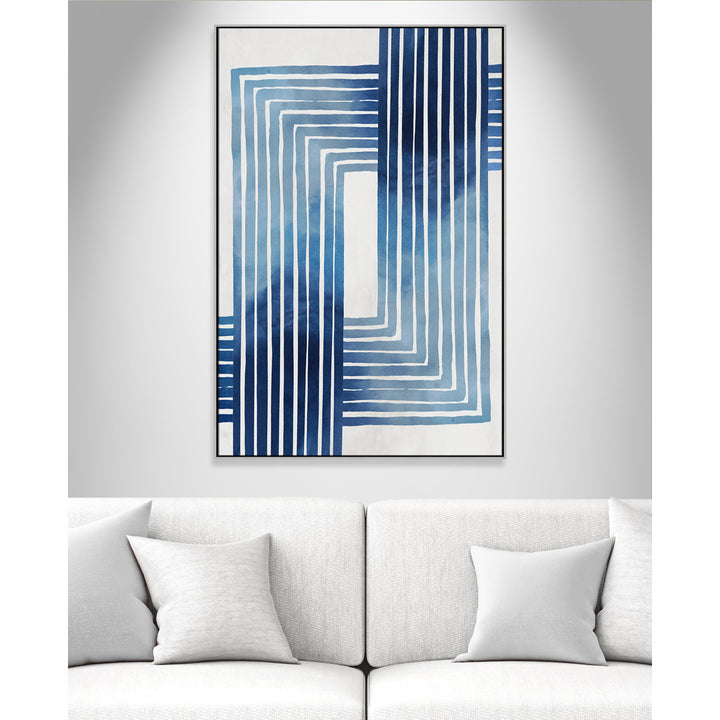 In Unison by Eva Watts - Painting Print Joss & Main Size: 61.5" H x 41.5" W x 2" D Format: Silver Framed Canvas