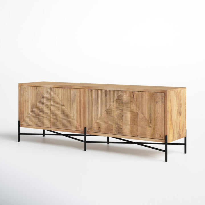 Manila 78" Wide Mango Wood Sideboard Joss & Main