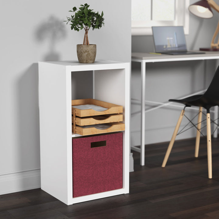 30" H x 15.87" W Cube Bookcase ClosetMaid Color: White
