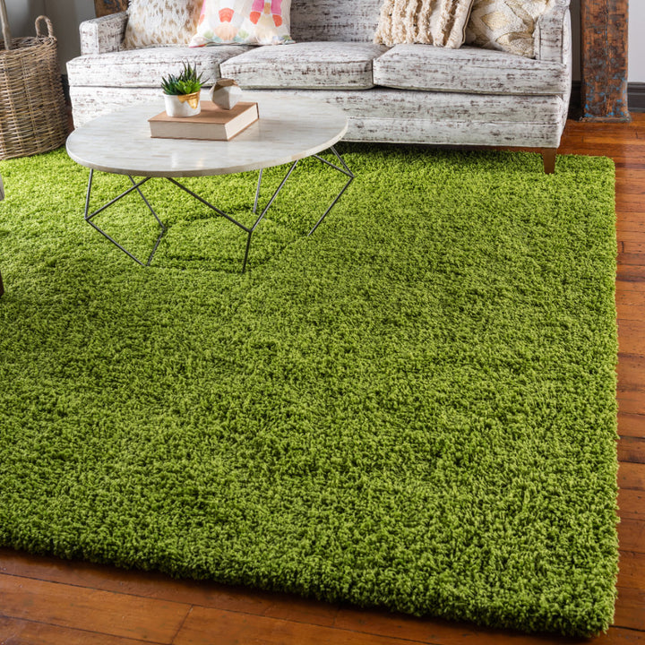 Torunn Grass Green Area Rug Ebern Designs Rug Size: Square 8'