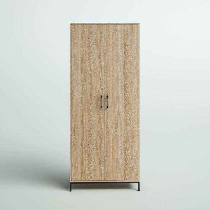 Clower 7 - Shelf Storage Cabinet Zipcode Design™ Finish: Charter Oak™