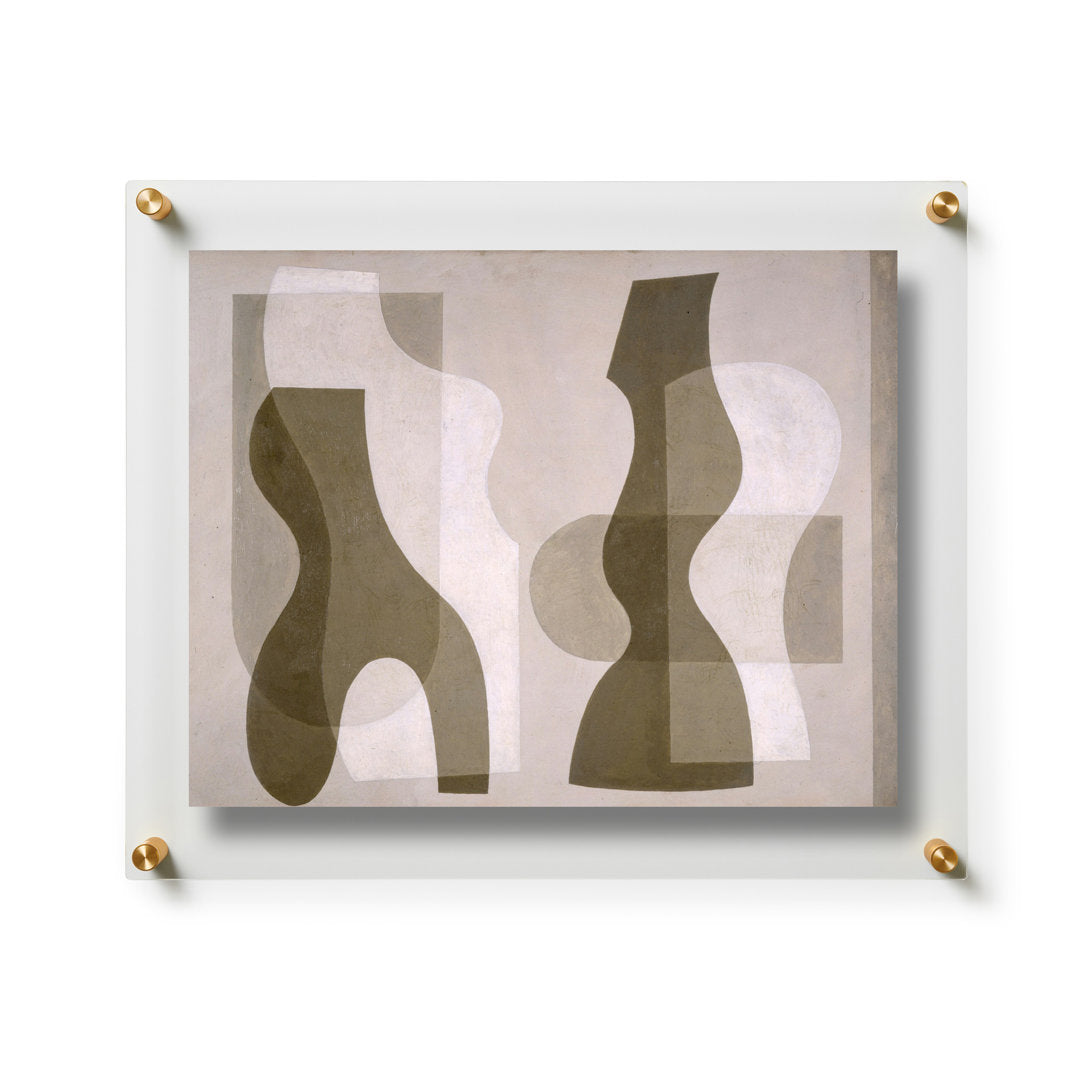 Clear UV-Grade Acrylic Modern Floating Picture Frame - Gold Wexel Art Photo Size: 11" x 14"