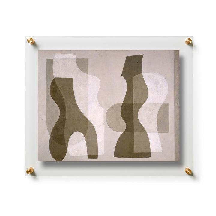 Clear UV-Grade Acrylic Modern Floating Picture Frame - Gold Wexel Art Photo Size: 11" x 14"