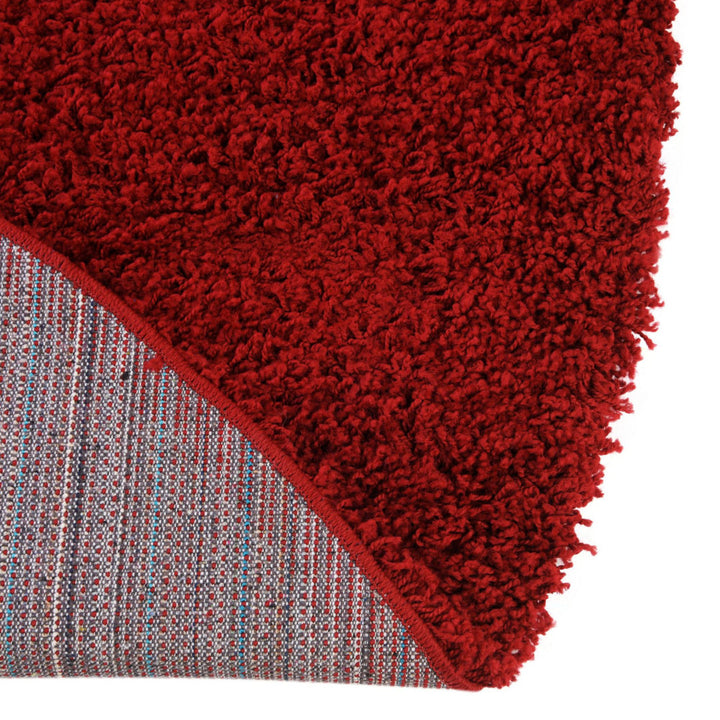 Angeline Cherry Red Area Rug Ebern Designs Rug Size: Round 8'