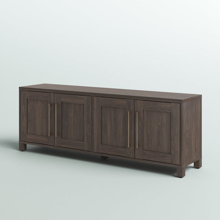 Chabot TV Stand for TVs up to 78" Latitude Run® Color: Alder Brown