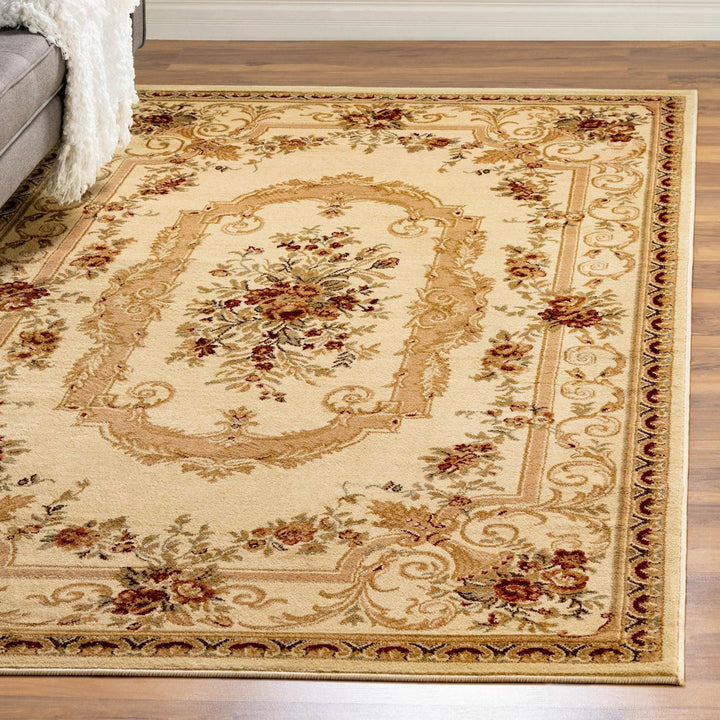 Debora Oriental Cream Area Rug Lark Manor™ Rug Size: Rectangle 7'10" x 11'
