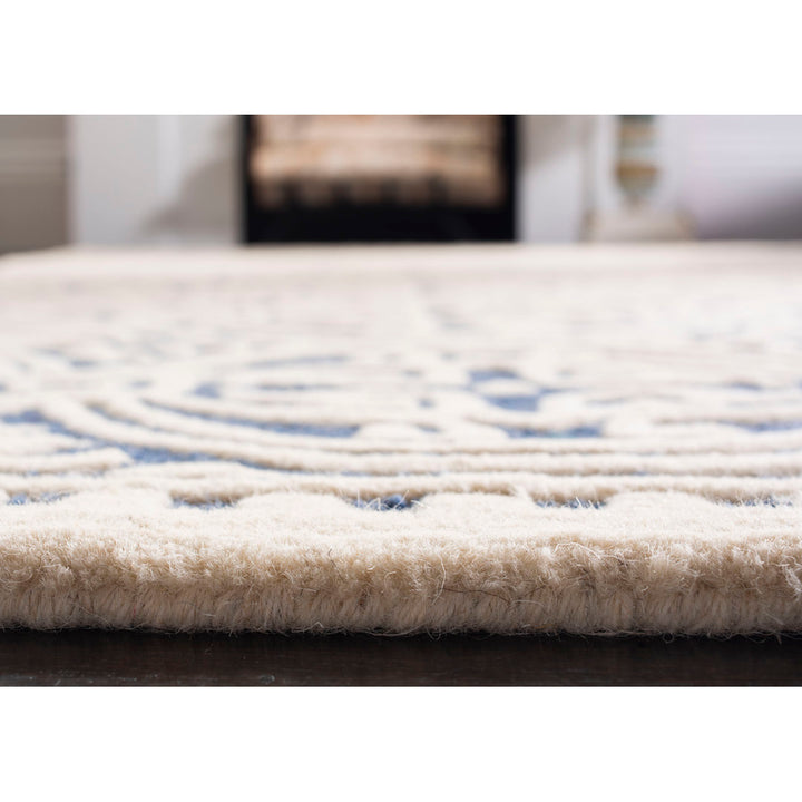 Sadik Hand Tufted Wool Geometric Rug Charlton Home® Rug Size: Rectangle 10' x 14'