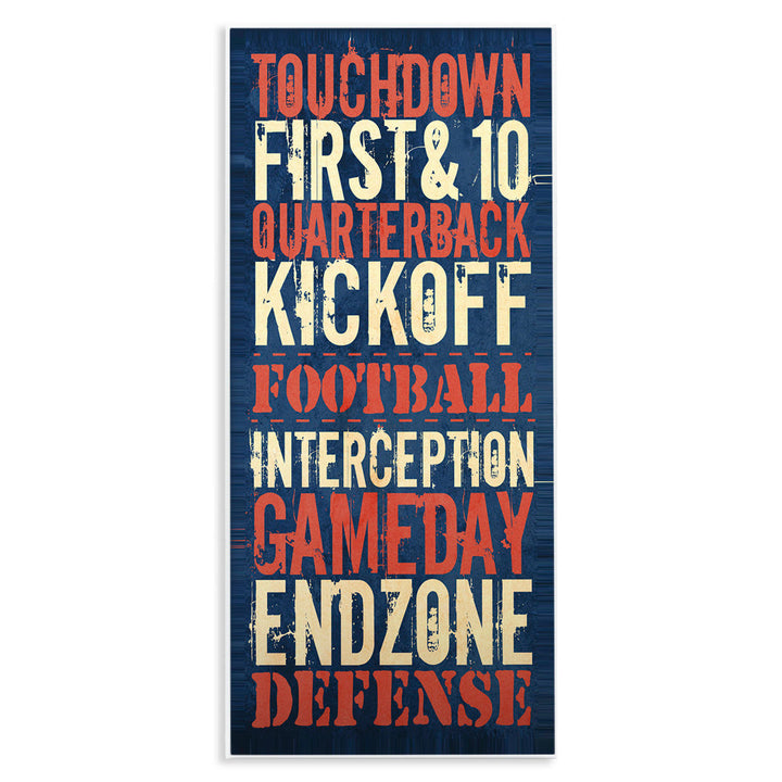 Cambra Touchdown Football Football Textual Art Wall Plaque Viv + Rae™