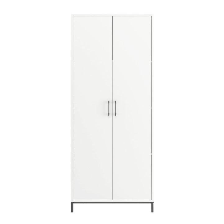 Clower 7 - Shelf Storage Cabinet Zipcode Design™ Finish: White
