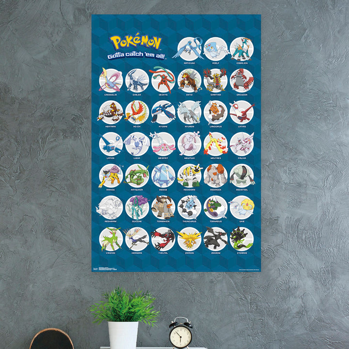 Pokémon - Legendary Paper Print Trends International