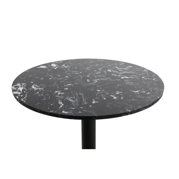 Brock Counter Height Dining Table Etta Avenue™ Top Color: Black