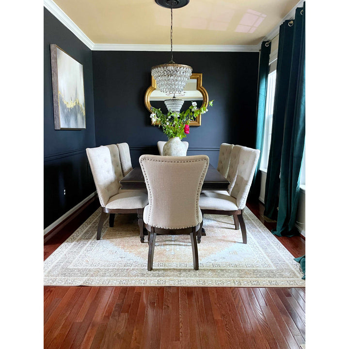 Albar Moroccan Machine Washable Brown Area Rug Foundry Select Rug Size: Rectangle 7'10" x 10'