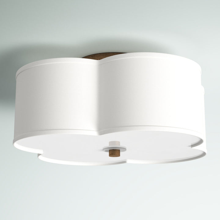 Tangela Unique/Statement Geometric Semi Flush Mount Greyleigh™ Size: 8.25" H x 18" W