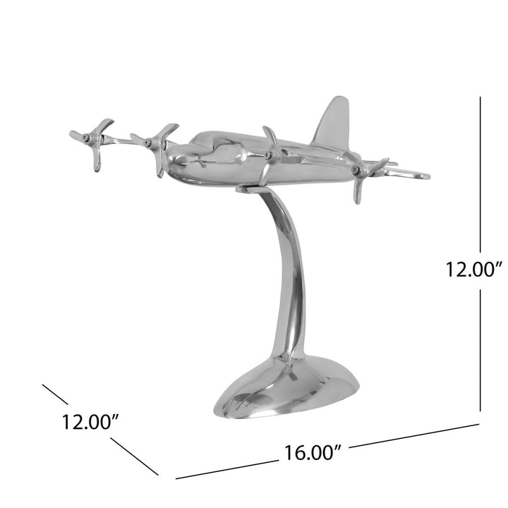 Aluminum Aeroplane Decor 17 Stories