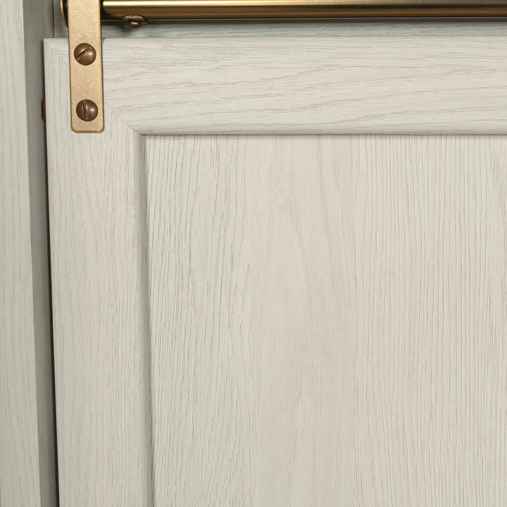 Larrera Storage Armoire Union Rustic Color: Glacier Oak