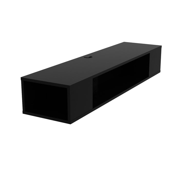 Abbie-Jane Floating TV Stand for TVs up to 70" Ebern Designs Color: Black