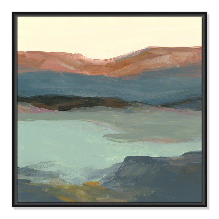 Rolling Bluffs by Carol Robinson - Painting Print Joss & Main Size: 25.5" H x 25.5" W x 2" D Format: Black Framed Canvas