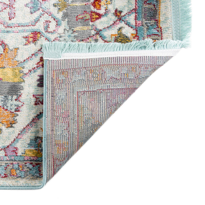 Haefner  Floral Orange/Gray/Blue Area Rug Langley Street® Rug Size: Rectangle 4'3" x 6'