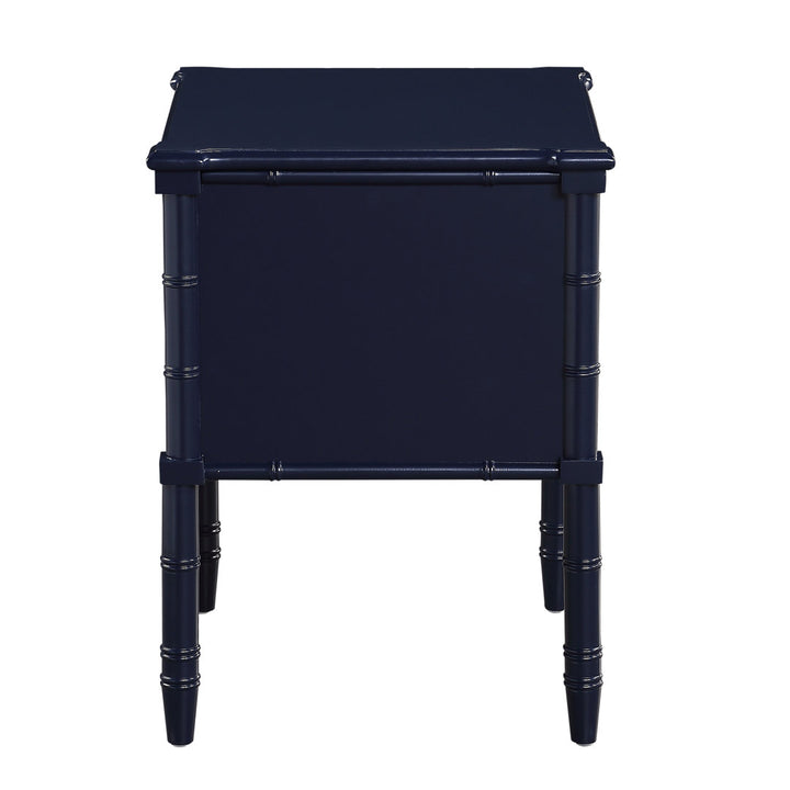 Peggy 2-Drawer Nightstand Three Posts™ Color: Blue