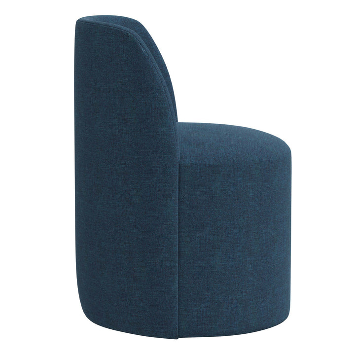 Begonia Dining Chair Joss & Main Upholstery Color: Zuma Navy Textured Linen