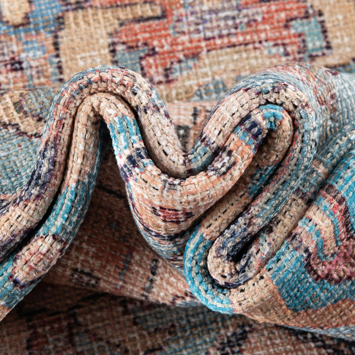 Enger Blue Area Rug Mistana™ Rug Size: Square 7'3"