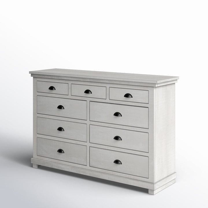 Wolferstorn 9 Drawer 64" W Dresser Birch Lane™ Color: Gray Chalk