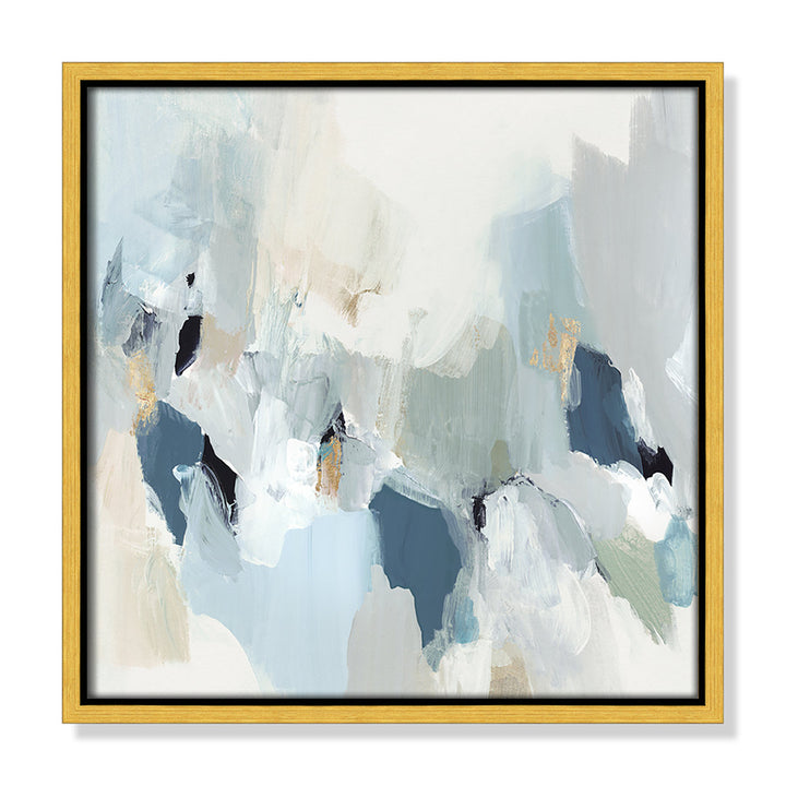 Little Talks II by Isabelle Z - Picture Frame Print on Canvas Casa Fine Arts Size: 13.5" H x 13.5" W x 2" D Format: Gold Framed Canvas