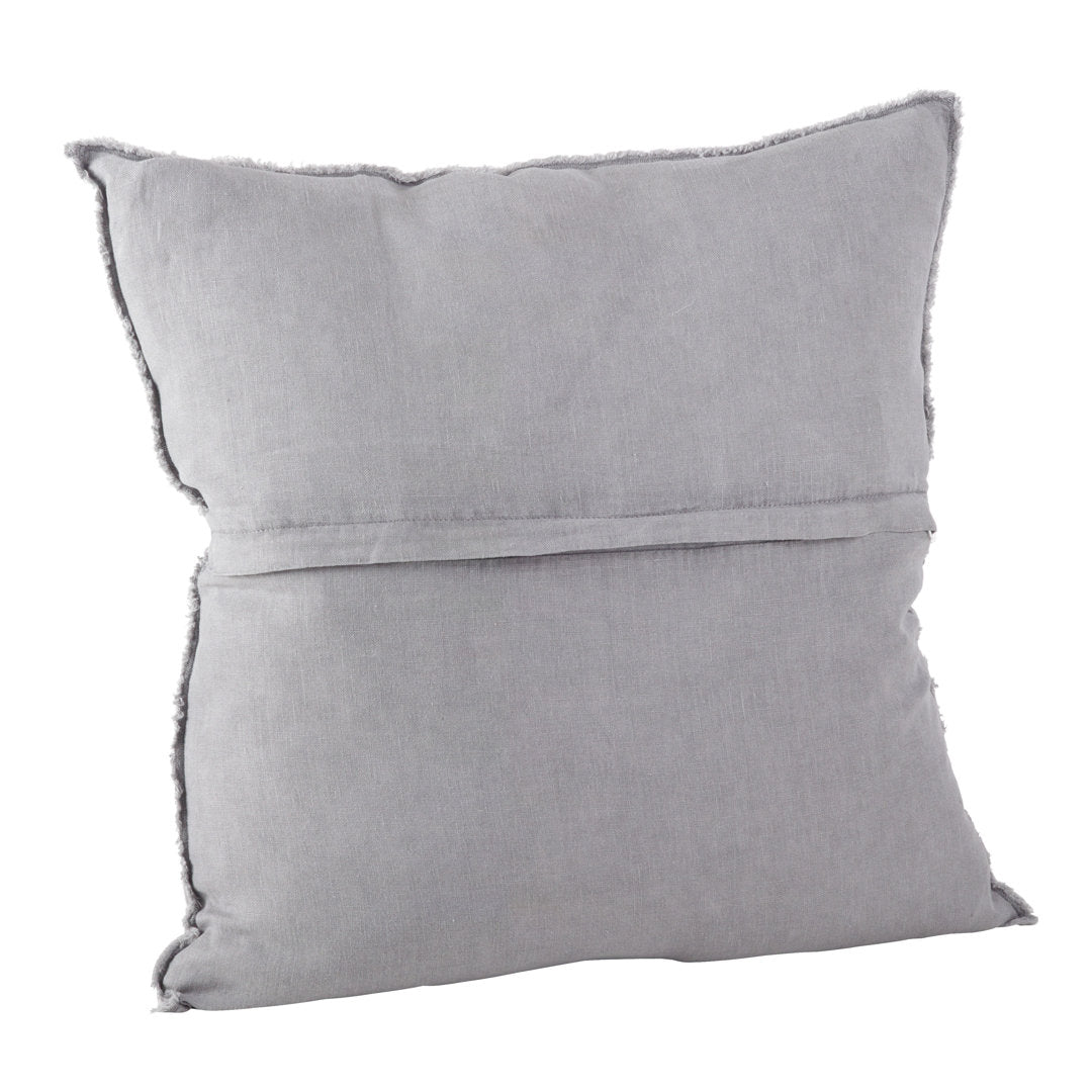 Filia Linen Throw Pillow Birch Lane™ Color: Pewter