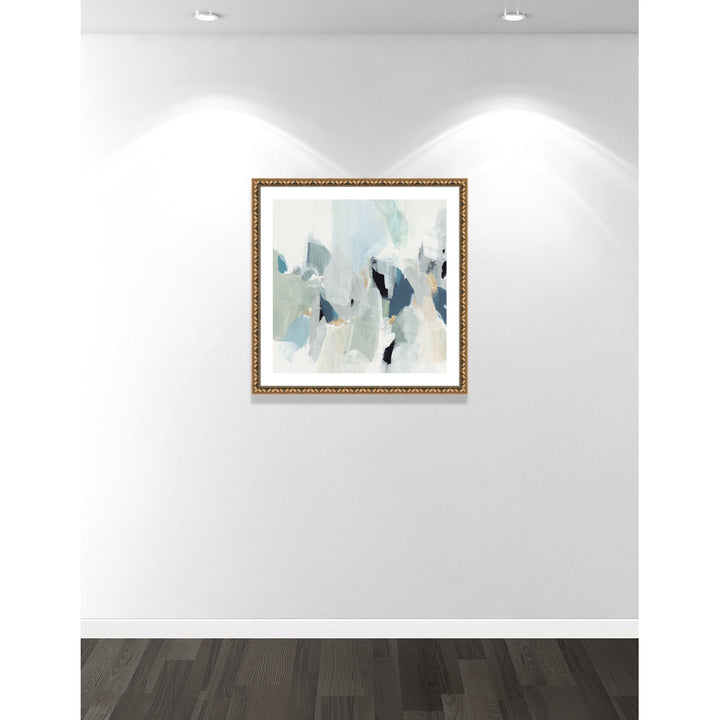 Little Talks III' by Isabelle Z - Painting Print Casa Fine Arts Size: 33.25" H x 33.25" W x 1.13" D Format: Gold Bead Framed Paper