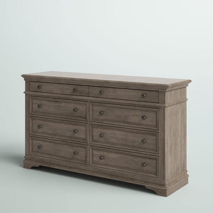 Boyer 8 Drawer 66'' W Double Dresser Laurel Foundry Modern Farmhouse® Color: Driftwood