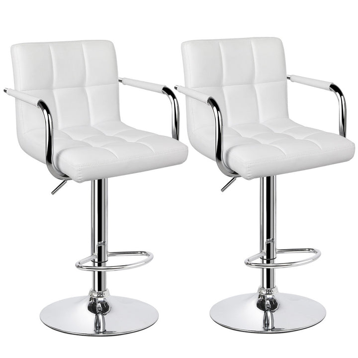 Leith Adjustable Height Swivel Bar Stool (Set of 2) Wade Logan®